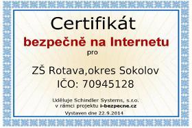 Certifikát bezpečně na internetu